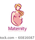 Maternity logo design template, pregnancy mother 60816087