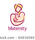 Maternity logo design template, pregnancy mother 60816089