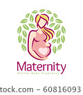 Maternity logo design template, pregnancy mother 60816093