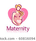 Maternity logo design template, pregnancy mother 60816094