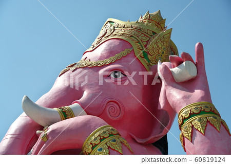 Wat Samaan Rattanahram pink Ganesha Wat Samaan Rattanahram pink Ganesha 60819124
