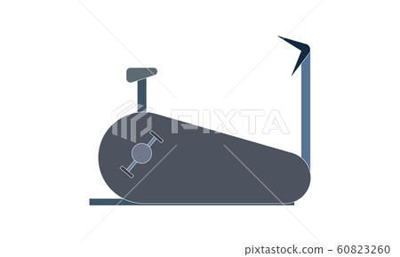 vector, cycle ergometer, exercise bicycle 60823260