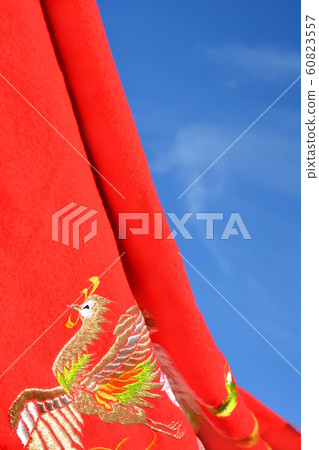 舊紅地毯,刺繡,藍天,日本圖像素材,日本材料 舊紅地毯,刺繡,藍天,日本圖像素材,日本材料 60823557
