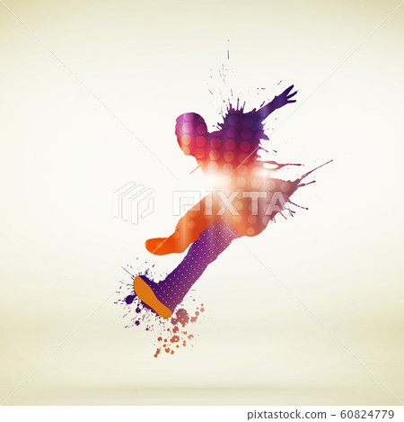 Dancer silhouette Dancer silhouette 60824779