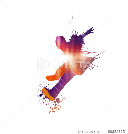 Dancer silhouette Dancer silhouette 60824815