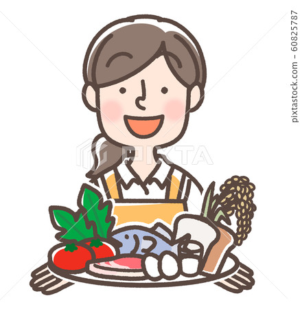 營養管理媽媽圍裙開放三角 60825787