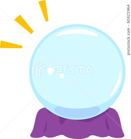 桌上的水晶球 60825964