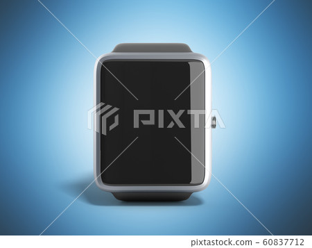 digital smart watch or clock with icons 3d render digital smart watch or clock with icons 3d render 60837712