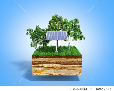 Concept of alternative energy 3d illustration of Concept of alternative energy 3d illustration of 60837842