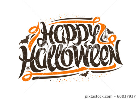 Vector greeting card for Halloween 60837937