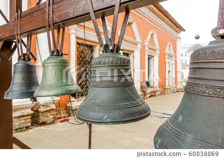 A few bells. The belfry of the Moscow monastery A few bells. The belfry of the Moscow monastery 60838869