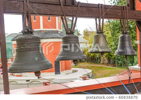 A few bells. The belfry of the Moscow monastery A few bells. The belfry of the Moscow monastery 60838870