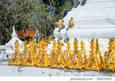 (Phra that Si Song Rak) the famous white pagoda is (Phra that Si Song Rak) the famous white pagoda is 60839467