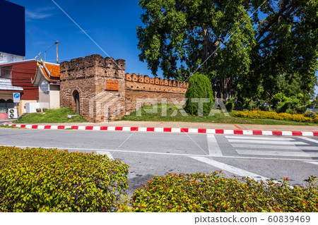 Tha Phae Gate Chiang Mai old town city and street Tha Phae Gate Chiang Mai old town city and street 60839469