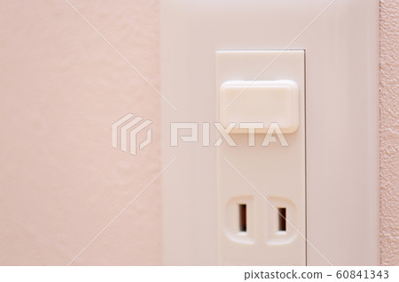 Outlet cap (safety, safety, tamper-proof cover, copy space, prevention of electric shock, accessories, miscellaneous goods) 60841343