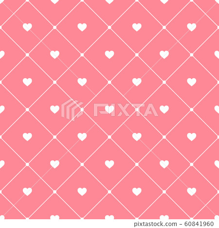 vector seamless background with litlte hearts vector seamless background with litlte hearts 60841960