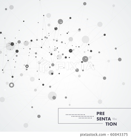 Abstract connect molecule background. Medical and technological concept. Vector illustration Abstract connect molecule background. Medical and technological concept. Vector illustration 60843375