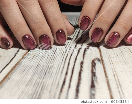 Autumn manicure. Beautyful nails design with Autumn manicure. Beautyful nails design with 60843384