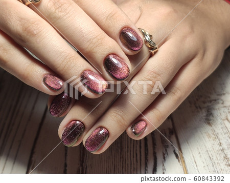Youth manicure design, beautiful hands with sexy Youth manicure design, beautiful hands with sexy 60843392