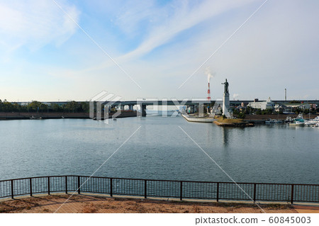 Calm scenery of Sakai Old Port Calm scenery of Sakai Old Port 60845003