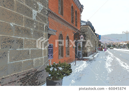Street along Otaru Canal / Old Otaru Warehouse Street along Otaru Canal / Old Otaru Warehouse 60845874