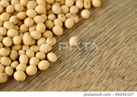 Dry soybean close up of top view,background of Dry soybean close up of top view,background of 60846107