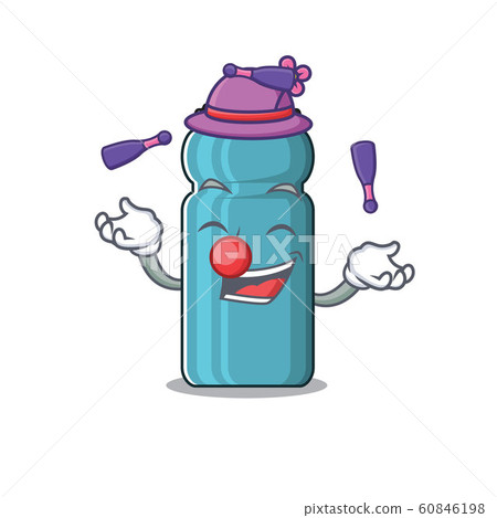 cool water bottle Scroll mascot cartoon style playing Juggling cool water bottle Scroll mascot cartoon style playing Juggling 60846198