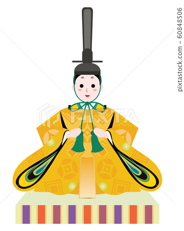 Hina Matsuri的黃色男性小雞娃娃 60848506