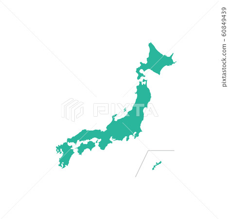 日本地圖簡化 日本地圖簡化 60849439