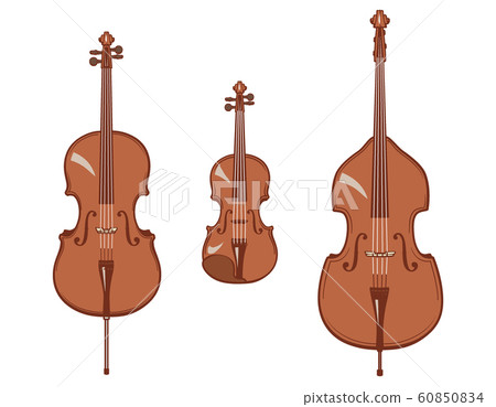 經典的弦樂插圖素材集 60850834