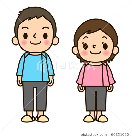 Men and women in inspection clothes 60851060