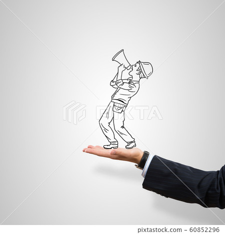 Caricatures of engineer man 60852296