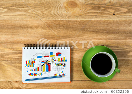 Business workplace with stuff 60852306