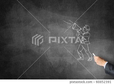 Caricature of businessman 60852391