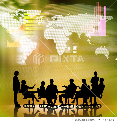 Businessteam at work Businessteam at work 60852485