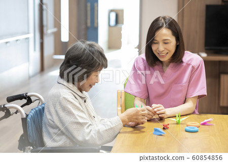 商業工作高級女護士職業治療師傭工職業生涯全天服務康復摺紙 商業工作高級女護士職業治療師傭工職業生涯全天服務康復摺紙 60854856