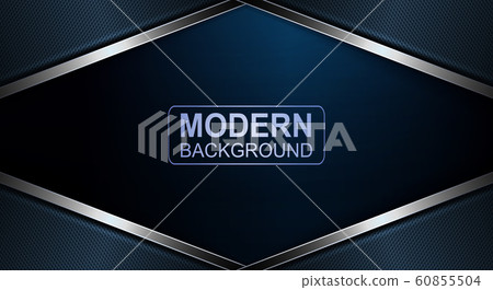 Dark blue design with textured frames with a metallic-edged border Dark blue design with textured frames with a metallic-edged border 60855504