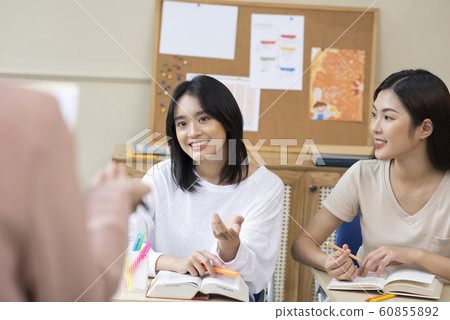 Female student student class Female student student class 60855892