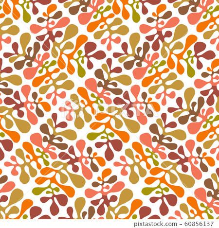 Vector Autumn seamless floral pattern Vector Autumn seamless floral pattern 60856137