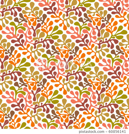 Vector Autumn seamless floral pattern Vector Autumn seamless floral pattern 60856141