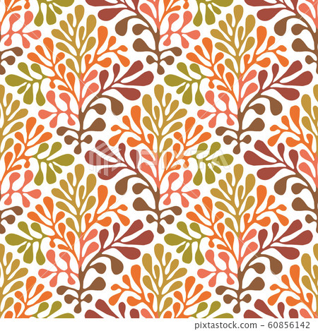 Vector Autumn seamless floral pattern Vector Autumn seamless floral pattern 60856142