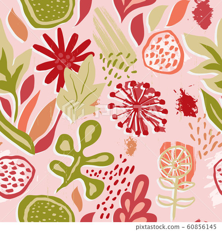 Vector Seamless Collage Vector Seamless Collage 60856145