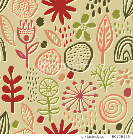 Vector Seamless Collage 60856159