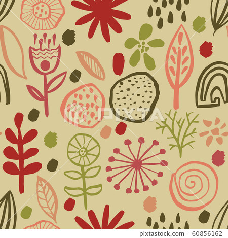 Vector Seamless Collage Vector Seamless Collage 60856162