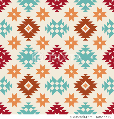Vector Seamless Ethnic Pattern. Vector Seamless Ethnic Pattern. 60856379