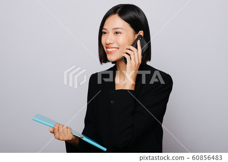 Female business call Female business call 60856483
