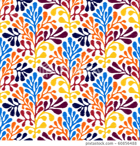 Vector seamless mexican style floral pattern Vector seamless mexican style floral pattern 60856488
