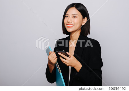 Woman business smartphone Woman business smartphone 60856492