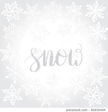 Vector winter background Vector winter background 60856494