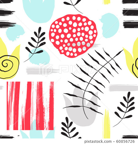 Vector Seamless Collage Vector Seamless Collage 60856726